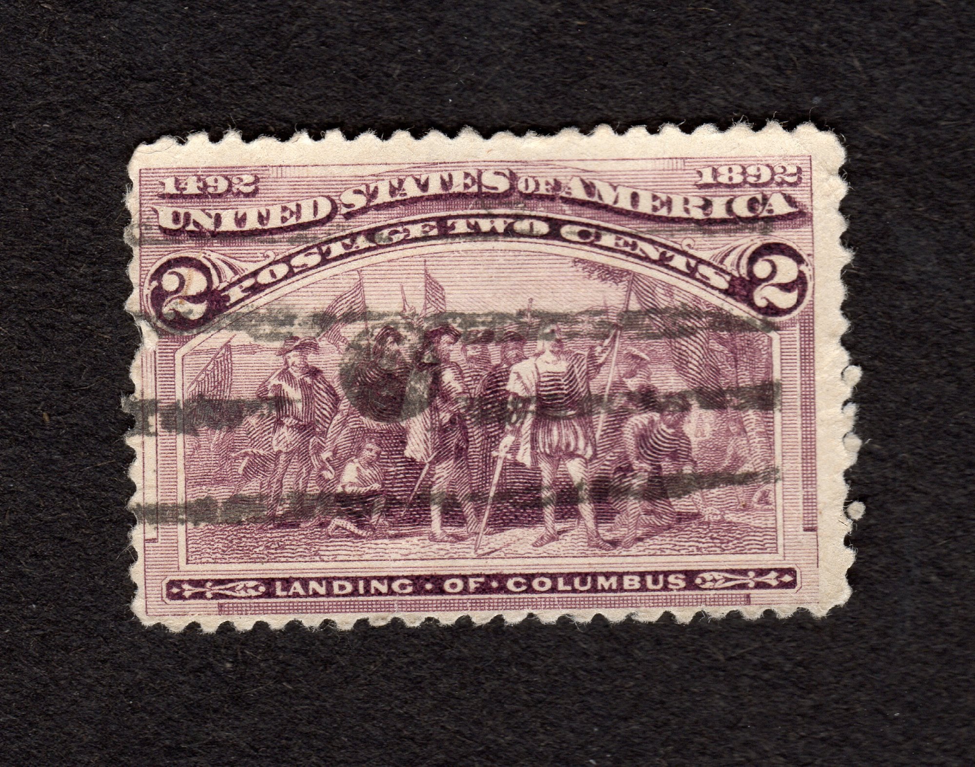US Postage Stamp 2 Cent Landing Of Columbus 1492 1892 Used canceled Etsy us-postage-stamp-2-cent-landing-of-columbus-1492-1892-used-canceled-etsy