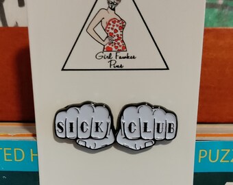 Sick Club enamel pin for my strong Spoonies