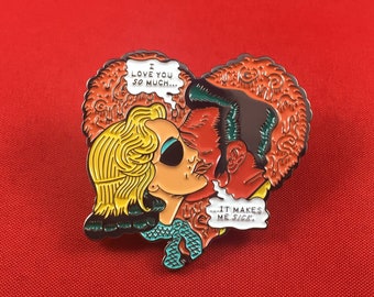 It Makes Me Sick Nirvana Aneurysm Lyrics / Feminist Pin