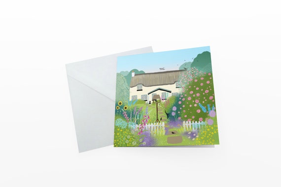 Cottage Garden Card Blank Cottage Garden Card Blank