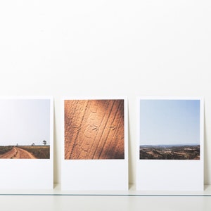 Cartes postales Portugal rural, Alentejo, rues rouges
