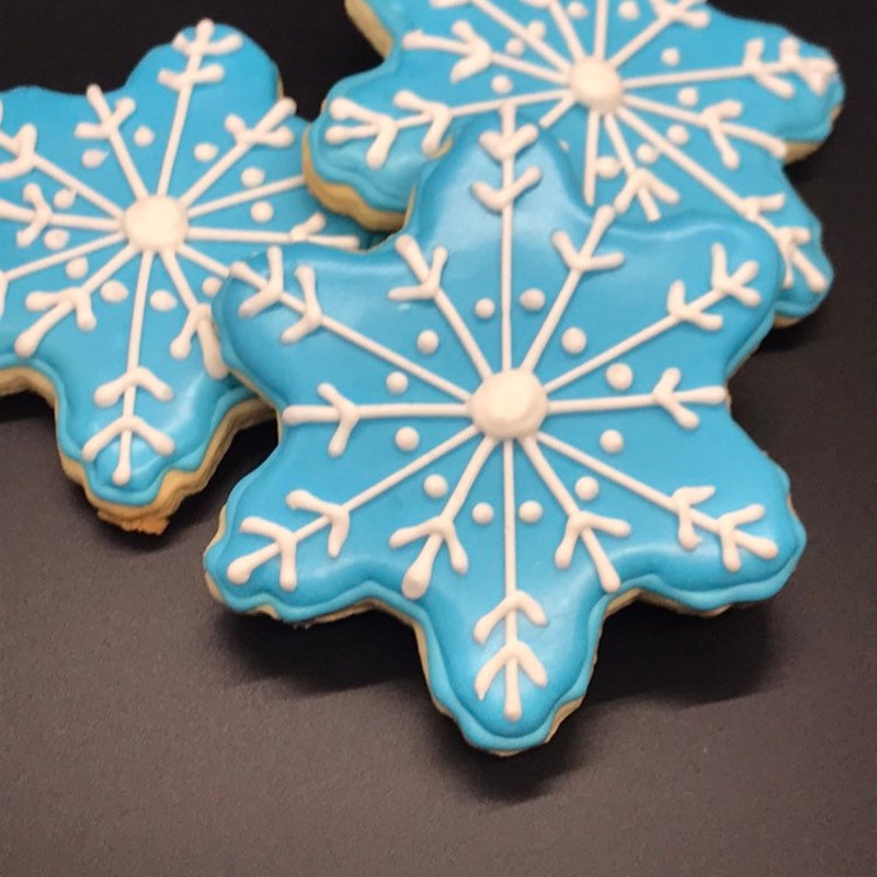 Snowflake Cookies - Etsy