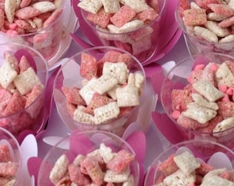 Chocolate covered strawberry puppy chow