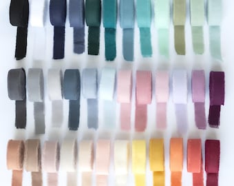 Hand-torn Cotton frayed edges Ribbons: Sewing-DIY-Journal crafting, Easter ornament hanging, Gift wrapping, Wedding Invitations