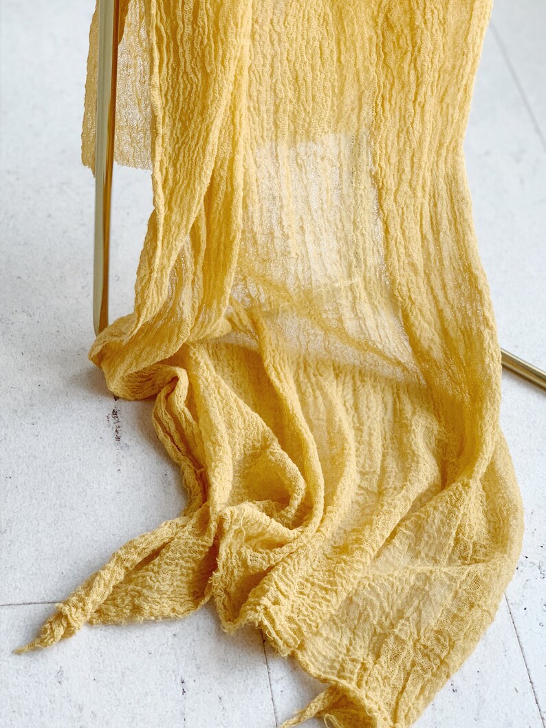 Rustic wedding Gauze table runner Cheesecloth table runners Etsy