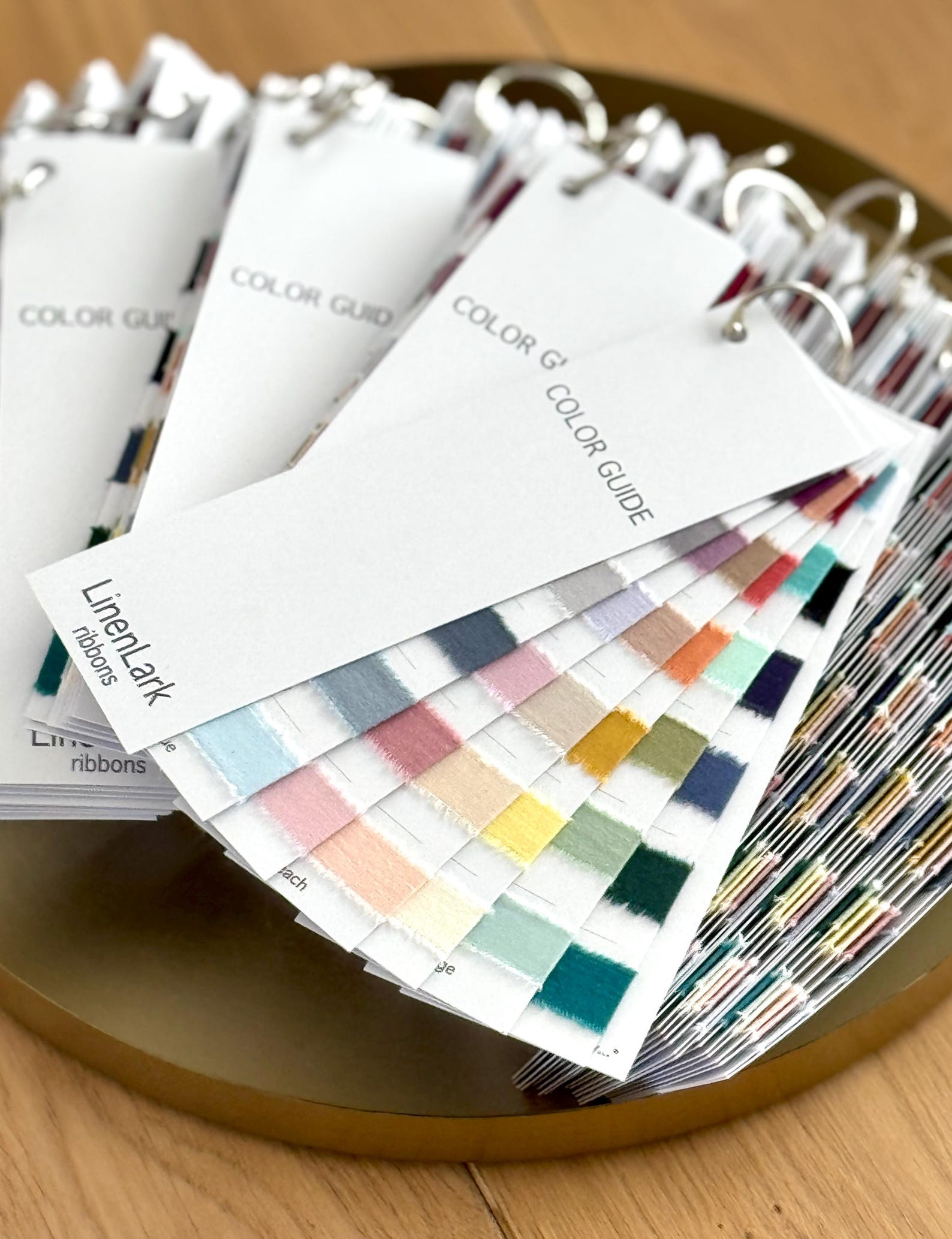 Planer Color COLOR GUIDE: 36 Colors Hand-dyed Ribbon Palette for Wedding Planers ...