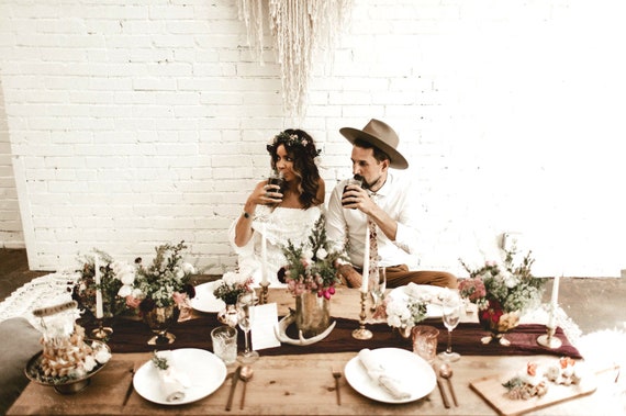 Wedding Table Runner Gauze Centerpieces Tableware Cheesecloth Etsy