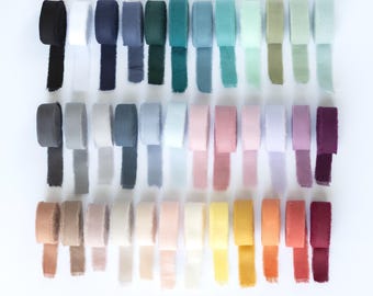 Handgerissene Baumwoll-Bänder mit Fransen Rändern: Nähen-DIY-Journal basteln, Ostern-Aufhängen, Geschenkverpackung, Hochzeitseinladungen