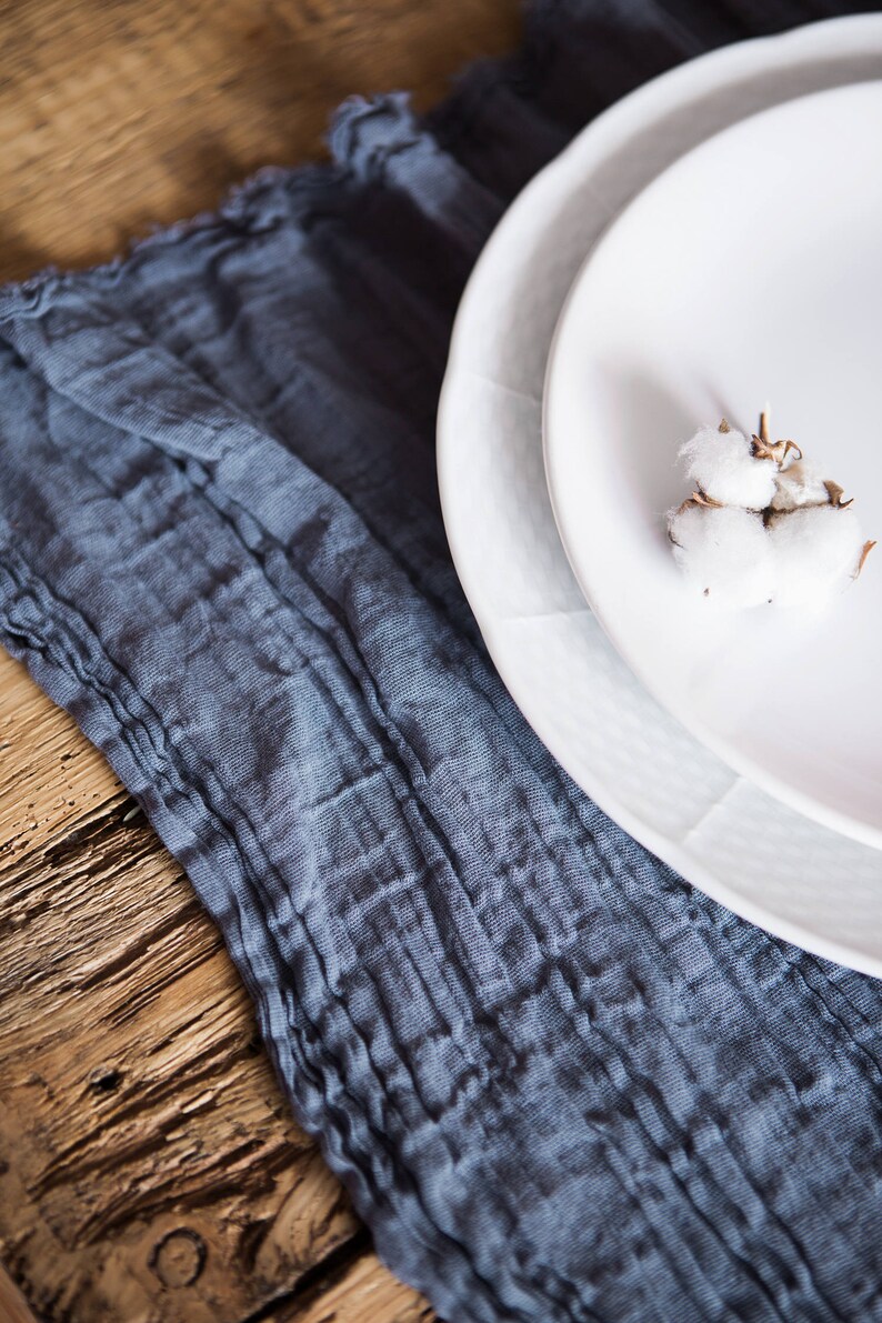 Rustic wedding gauze napkins Wedding napkins set 4 Cheesecloth Etsy