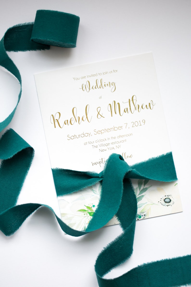 Band Hochzeit Smaragdgrün