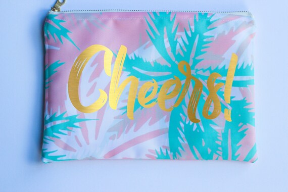 beach zipper pouch