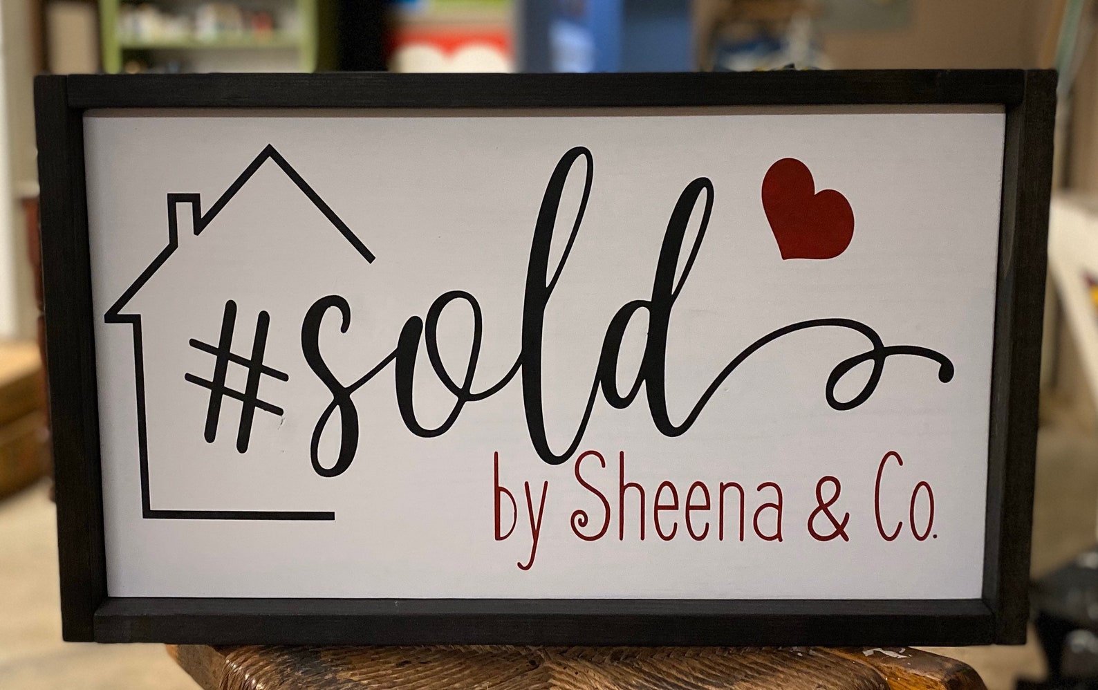Realtor sign sold Real Estate Sign | Etsy