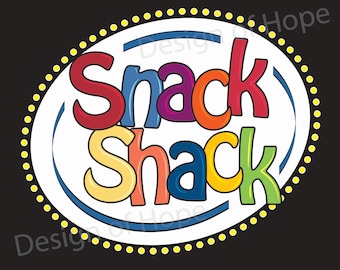 36 x 30 Snack Shack muestra imprimible