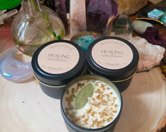 Healing Spell Tools | Soy Candle | Ritual Oil | Incense || witch gift | witchcraft supplies