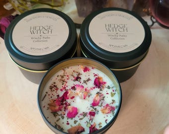 Hedge Witch Candle | Soy Candle || witch gift | witchcraft supplies