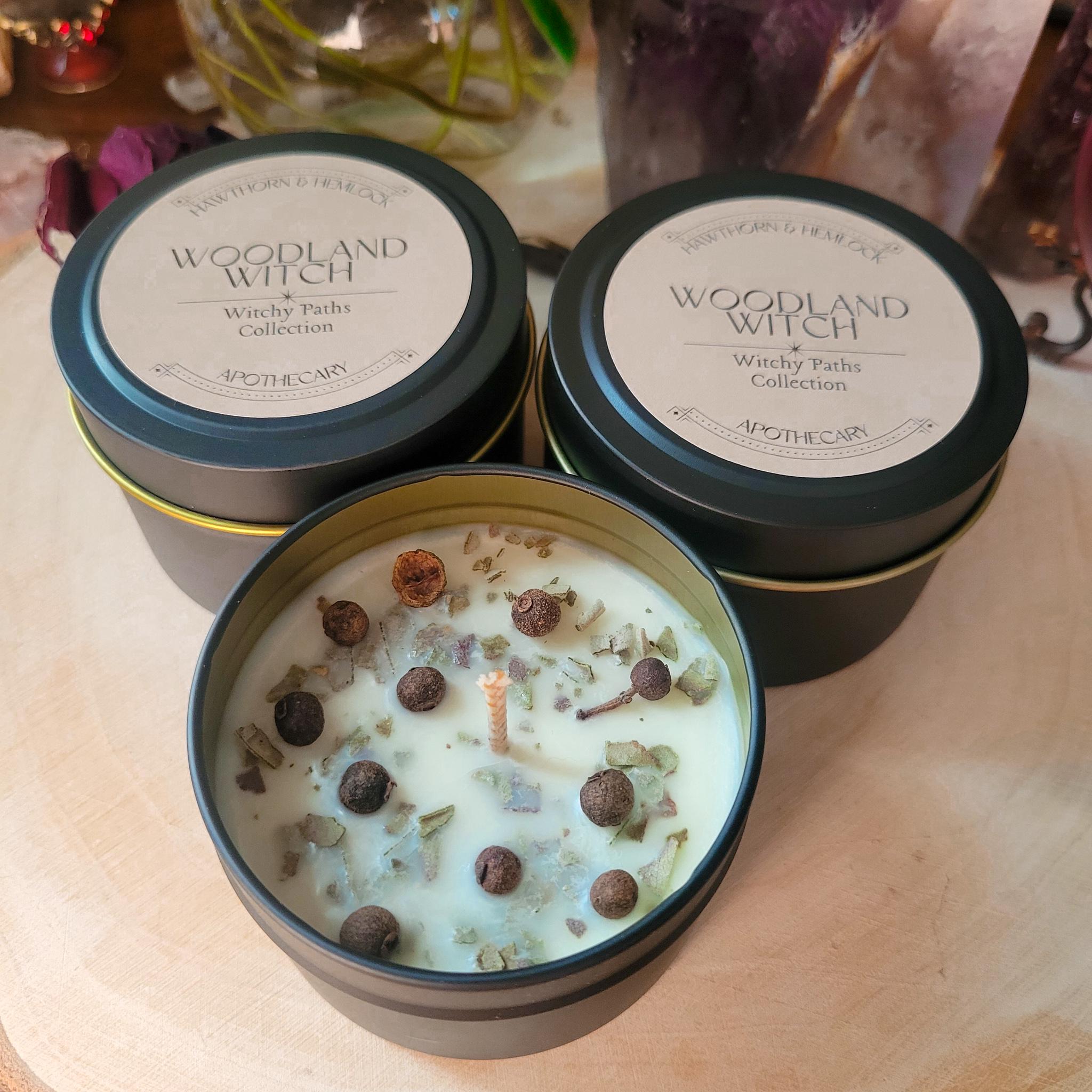Woodland Witch Candle | Soy Candle || witch gift | witchcraft supplies
