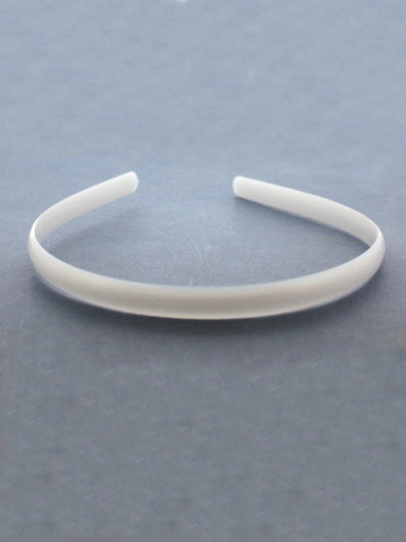 white thin headband Women main image 2