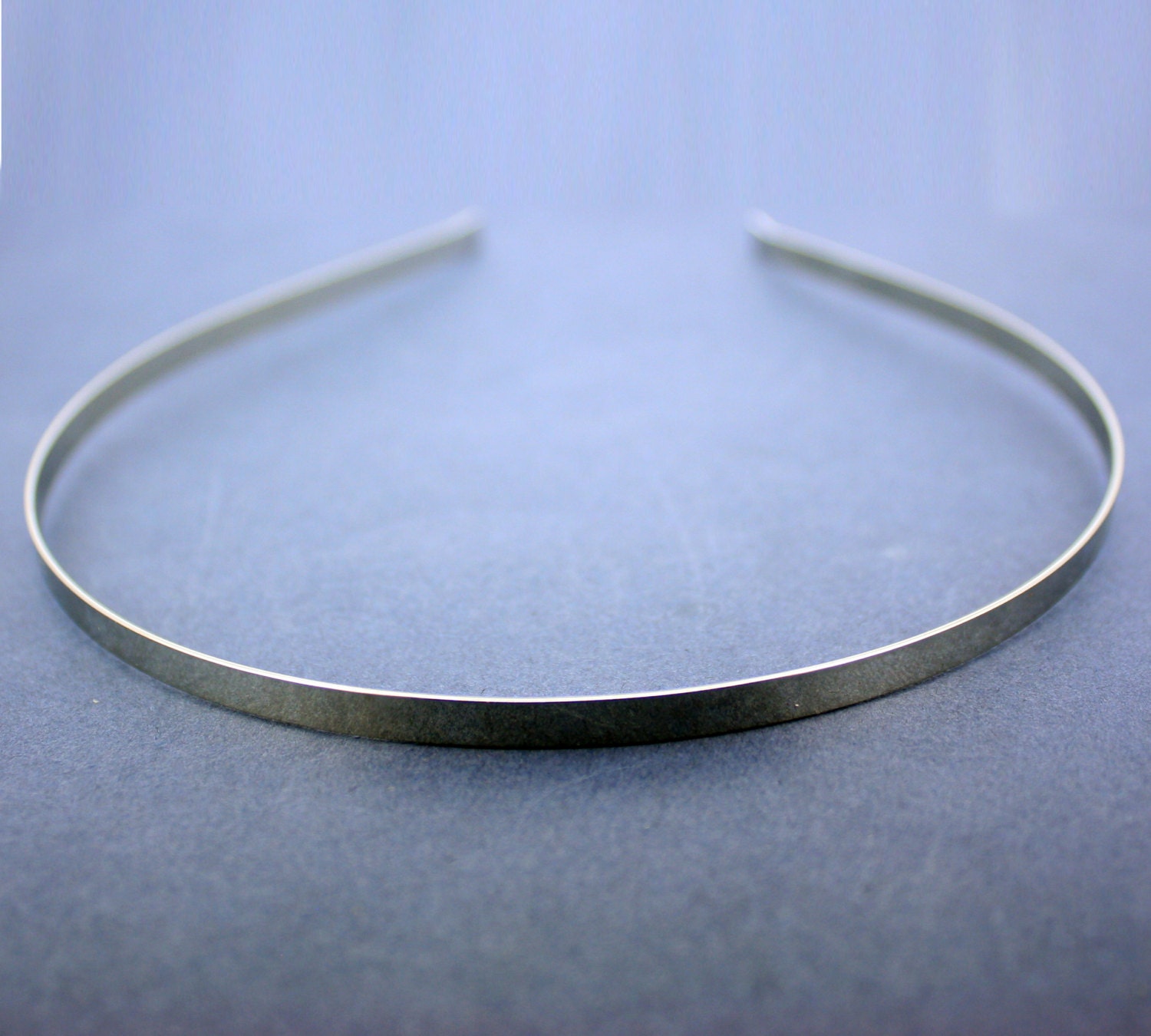 PLAIN SILVER HEADBANDS 5mm. Silver Plated Metal Headband for Etsy UK