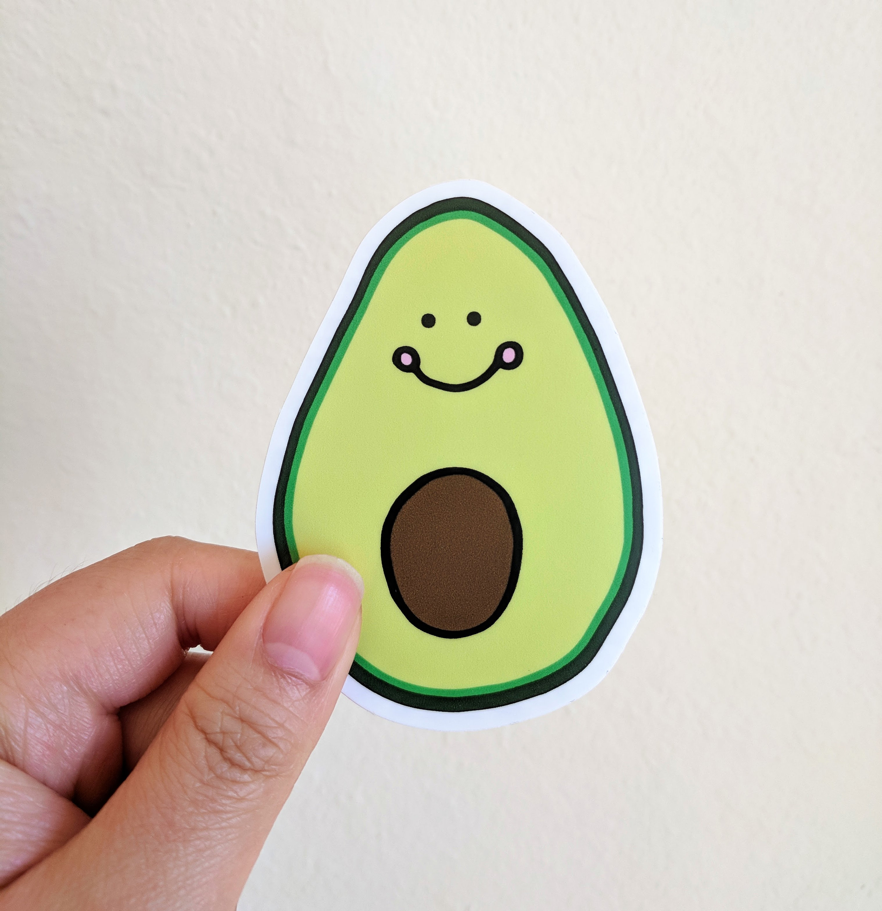 Avocado Dancing Sticker Avocado Sticker | Cute Avocado Vinyl Sticker | Avocado Vinyl Sticker ...