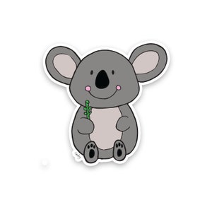 Koala Sticker | Cute Koala Vinyl Sticker | Hedgehog Koala Sticker | Cute Animal Sticker | Laptop Sticker | Funny Sticker