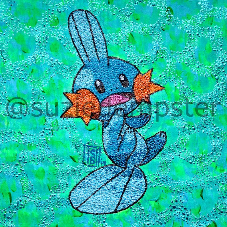 Mudkip 8x8 Print