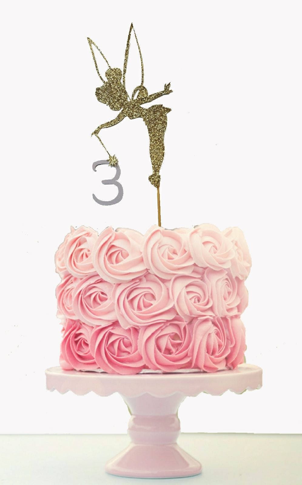 Tinkerbell Cake Topper Custom Cake Topper Happy Birthday
