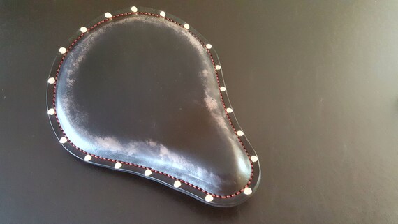 custom leather bobber seats