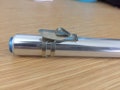 Imperial Officer Code Cylinder - Silver Clip Dosimeter style replica Star Wars Krennic product logo