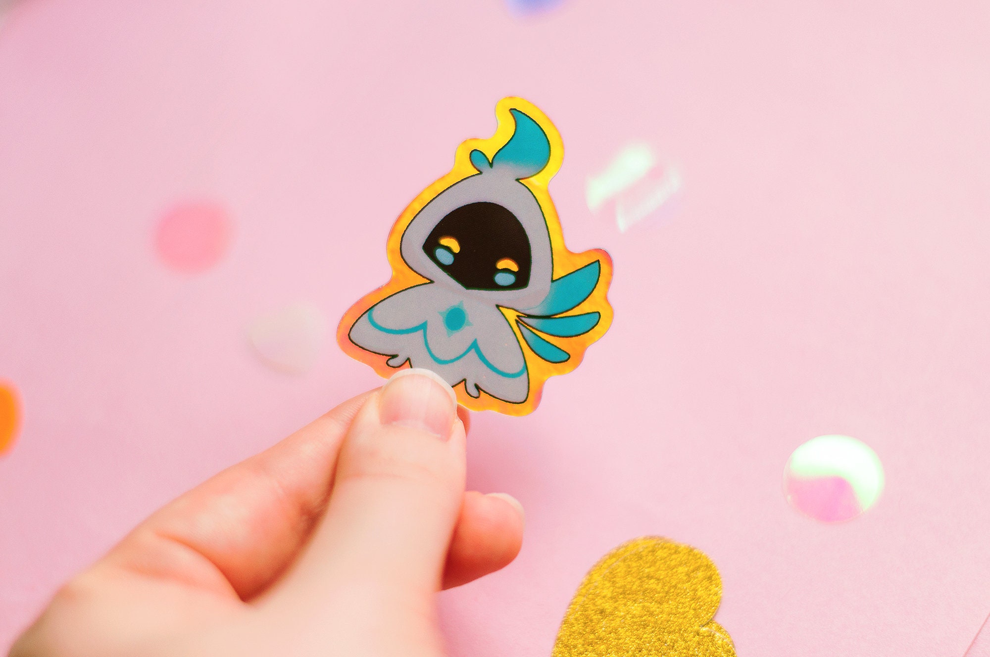 Genshin Impact Rainbow Holographic Decal Genshin Impact Decals Vinyl