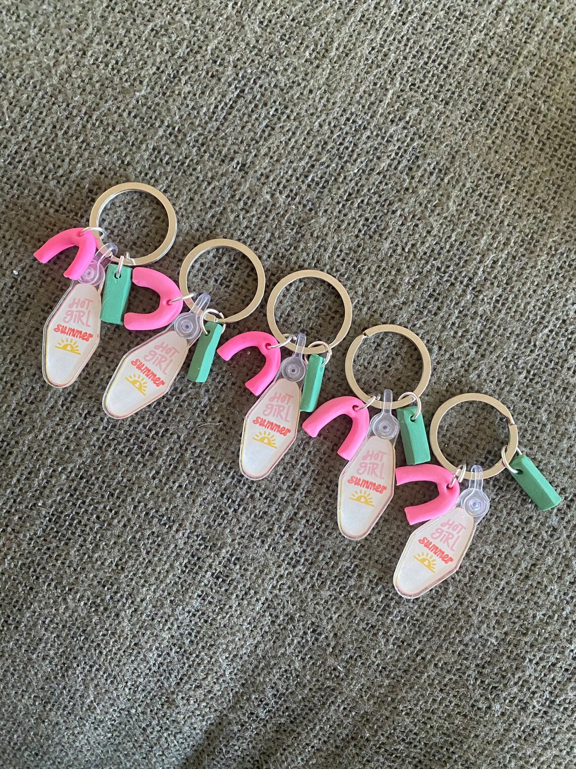 Hot Girl Summer Keychain Keychain accessory cute keys Etsy