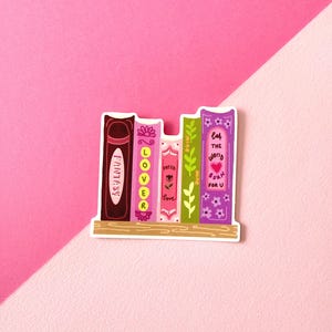 Sticker livres romantiques, vinyle livresques, Sticker imperméable, Sticker liseuse, Sticker Kindle, Sticker automne, cadeau pour les amoureux des livres, fantaisie