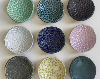 Ceramic Trinket Dish - Handmade Jewelry Holder