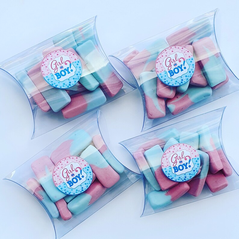 Baby Shower Favours Gender Reveal Candy Favours Sweet Favours Etsy UK