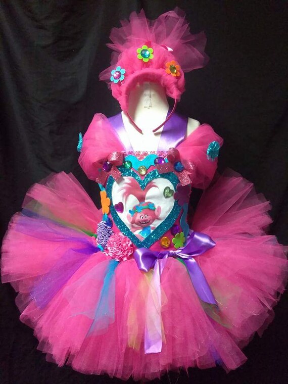 trolls tutu dress