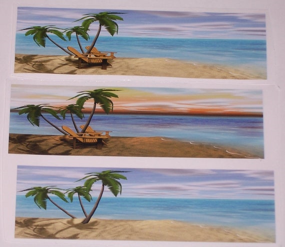 Sun Set Beach #1 RV Trailer or Wall Mural Decal Decals Graphics Sticker Art