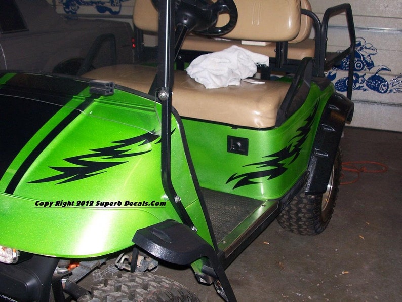 Golf Cart Tribal RAZOR Graphics Decal Decals EZGO Club Car Etsy