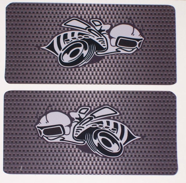 BEE sun Visors Air Bag Cover Decals Stickers Fit Challenger Etsy