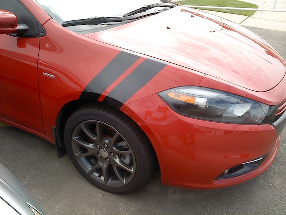 Dodge Ram 1500 2500 3500 All Years Fender Hood Hash Stripes 2004 and up