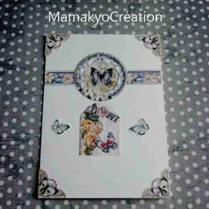 carte PAPILLONS, card, 3Dcard, papercraft, scrapbooking, carte de remerciement, carte d'invitation