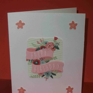carte 3D anniversaire " HAPPY BIRTHDAY", carte 3D, greetingcards, papercrafting, anniversaire,