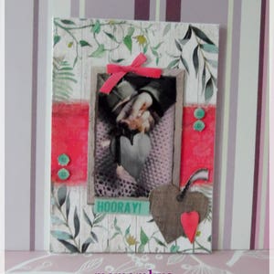 carte 3D saint valentin " main dans la main ", amour, love , carte amour, valentines card, paper craft, hand made card, scrapbooking