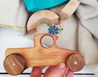 Voiture en bois, Jouet en bois, Voiture jouet, Voiture pour bébé, Jouets pour tout-petits en bois, Jouets patrimoniaux, Jouets Montessori, Jouets en bois pour garçons, Véhicules en bois