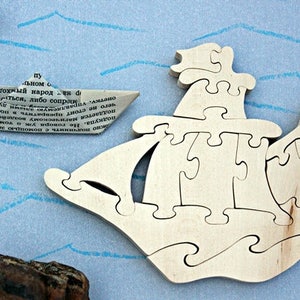 Wooden toys, Wooden puzzle, Wooden games, Montessori games, Montessori gift, Christmas gift toy, Puzzle toy, Puzzle wood, Ship wooden, Eco