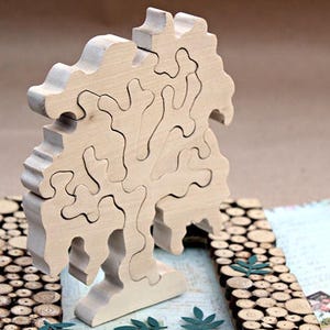 Wooden puzzle Willow tree, Wooden toys, Montessori toys, Montessori toys baby, Wooden trees, Kids wooden toys, Kids gift, Christmas toys