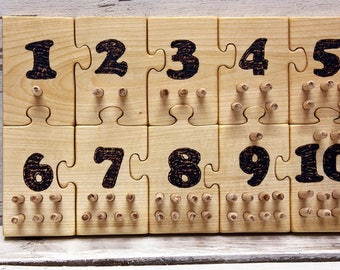 Ten Board, Number counting, Toddler number, Early learning, Homeschool, Montessori learning,  Educational Toys