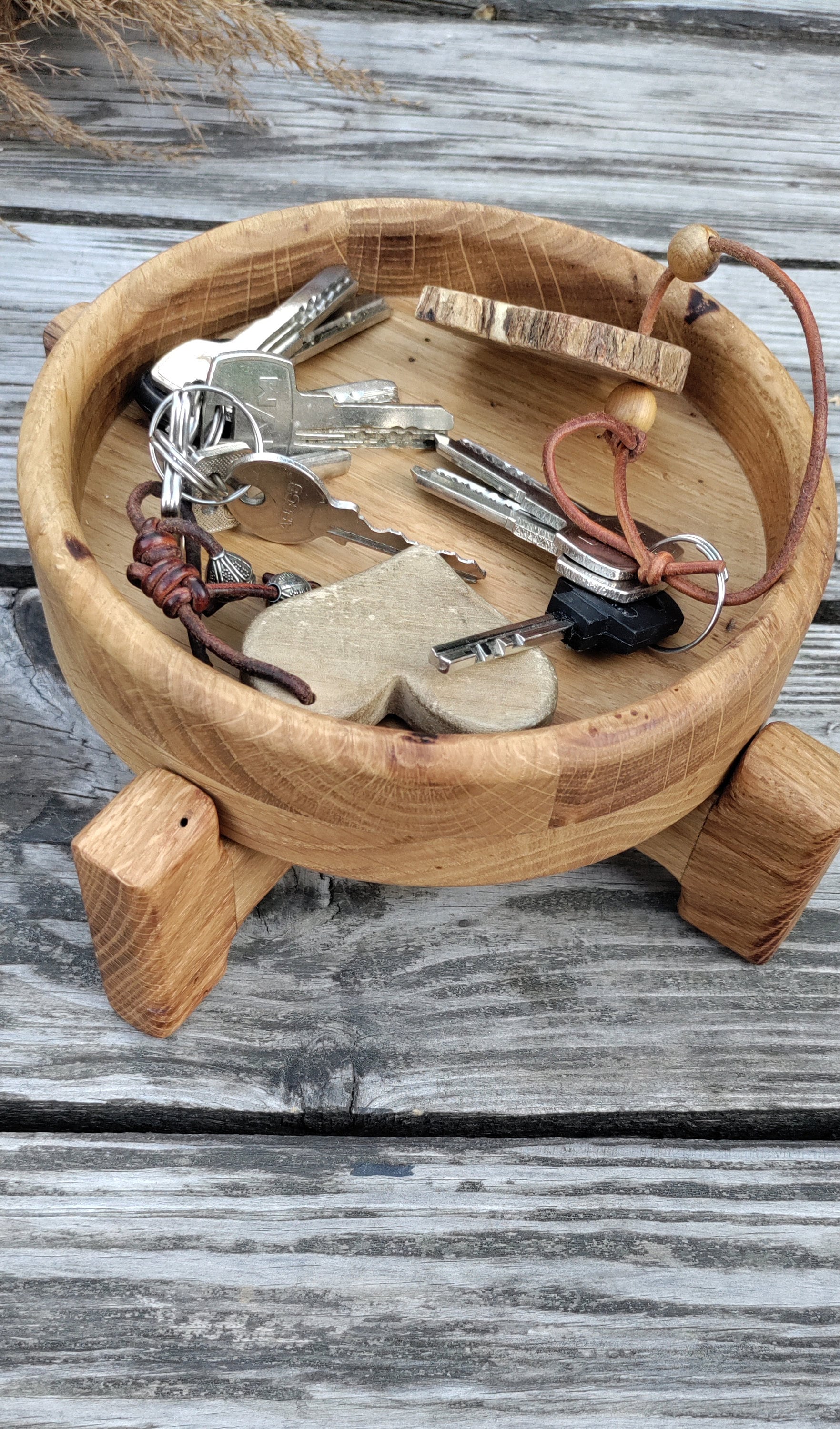Jewelry Dish \ Wooden Key Dish \ Entryway Key Holder \ Edc Tray ...