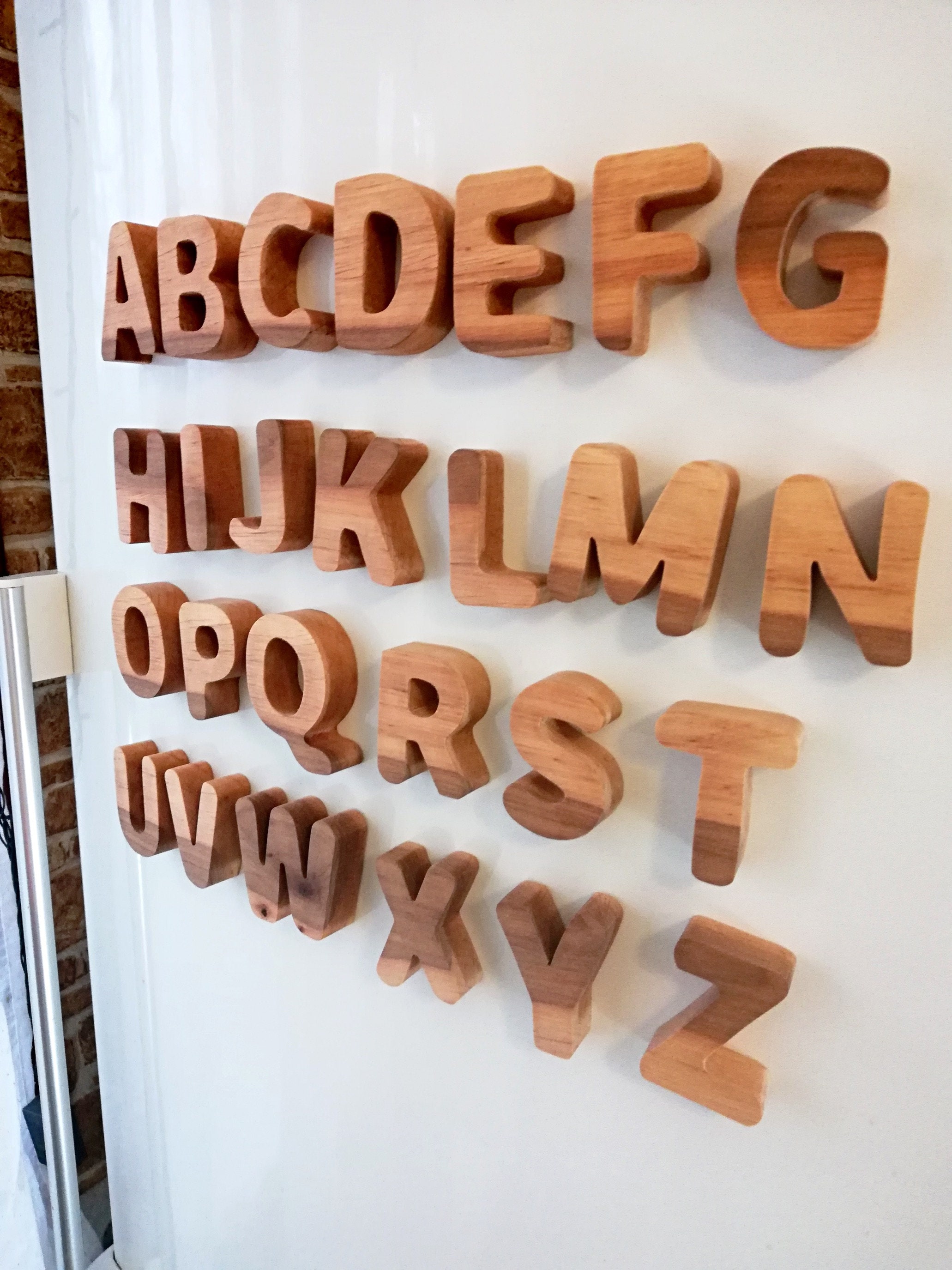 Alphabet Tracing Board, Reversible Wooden ABC Learning & Education
