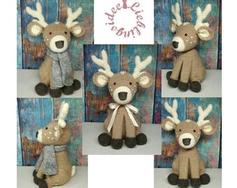 Crochet pattern deer Henry