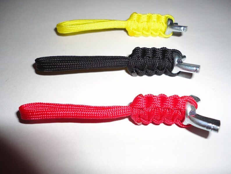 Zip Pulls Paracord Purple White 4pack Suitcase Backpack Uk Made FAST/&FREE