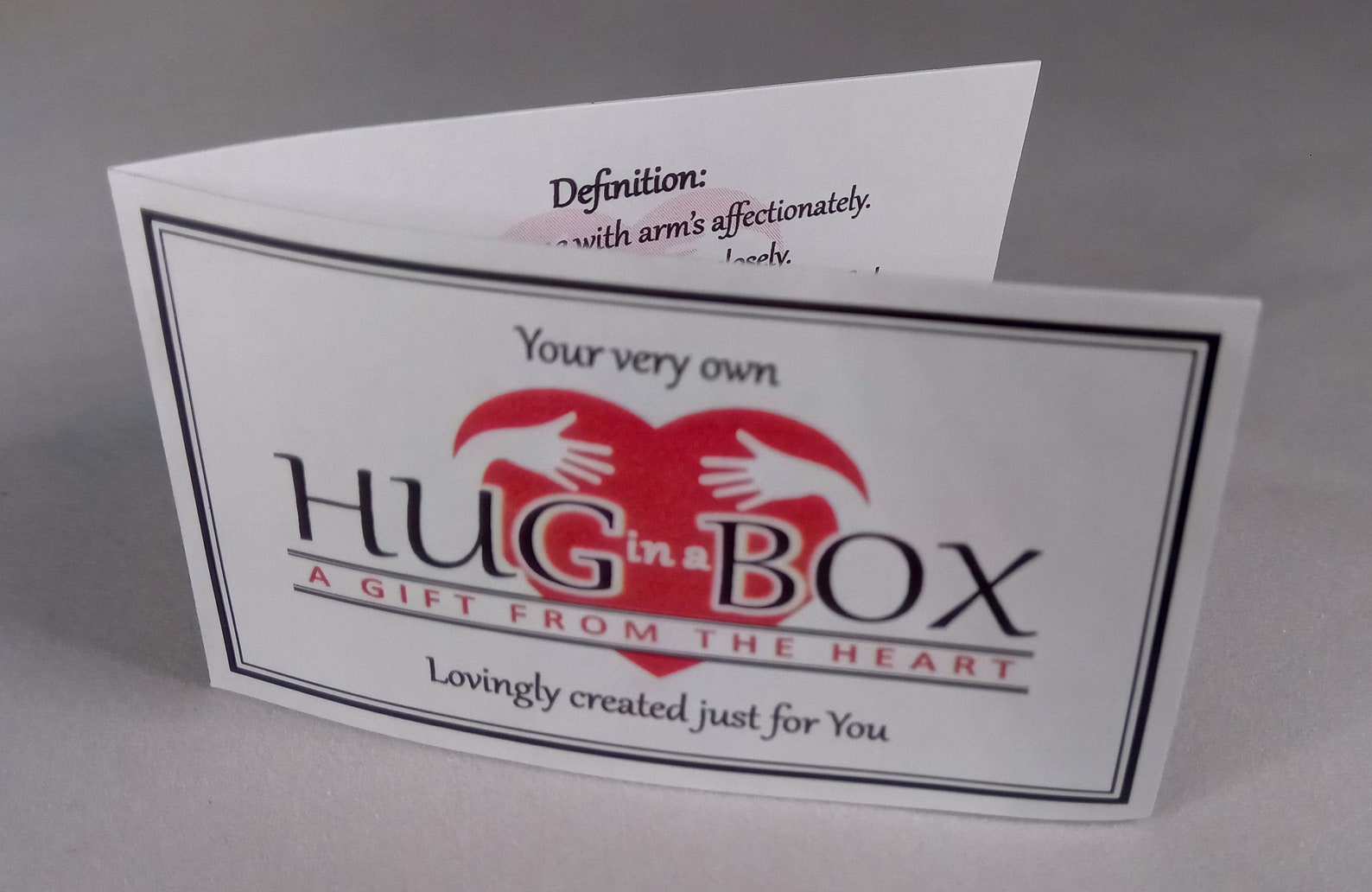 Hug Box Personalised Thoughtful Gift for Family Friends and Etsy